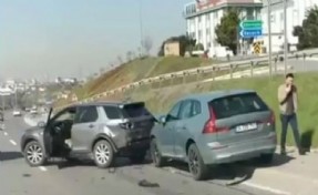 Beşiktaşlı futbolcu trafik kazası geçirdi
