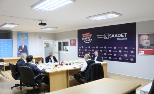Ataşehir'de muhalefet 'Saadet' sofrasında buluştu