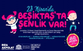 Beşiktaş’ta çocuklar bayram coşkusunu doyasıya yaşayacak