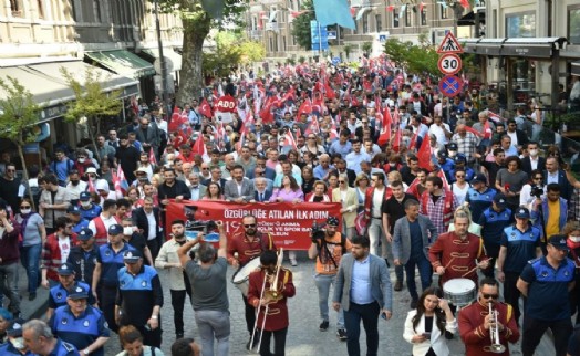 Beşiktaş’ta 'Bağımsızlığın İlk Adımı Yürüyüşü'