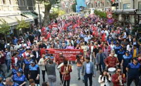 Beşiktaş’ta 'Bağımsızlığın İlk Adımı Yürüyüşü'