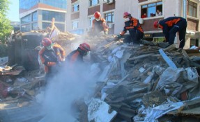 Kağıthane’de gerçeği aratmayan tatbikat