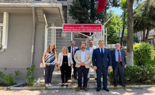 DEVA Partisi Bayrampaşa’dan muhtarlara ziyaret