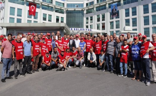 Başkan Çelik’ten grevdeki işçilere destek