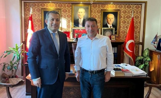 Kaymakam Tahir Şahin’den Başkan Şafak Taştemir’e ziyaret