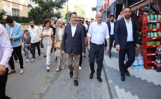 DEVA lideri Babacan Arnavutköy'de
