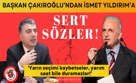 Başkan Çakıroğlu’ndan İsmet Yıldırım’a Sert Sözler! ‘Yarın seçimi kaybetseler, yarım saat bile duramazlar!’