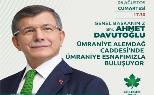 Ahmet Davutoğlu Ümraniyeliler ile buluşacak
