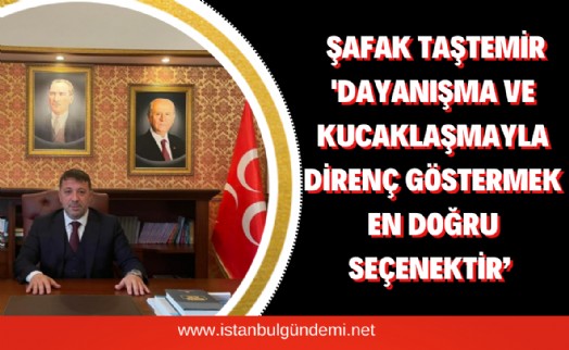 Başkan Taştemir’den anlamlı Muharrem Ayı Mesajı