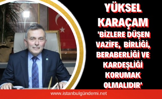 Başkan Karaçam 'dan Aşure Ayına Özel Mesaj
