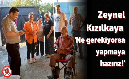 Başkan Kızılkaya'dan İnkılap'ın Boztepeliler'ine ziyaret