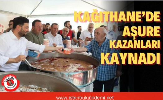 Kağıthane Belediyesi’nden vatandaşlara aşure ikramı