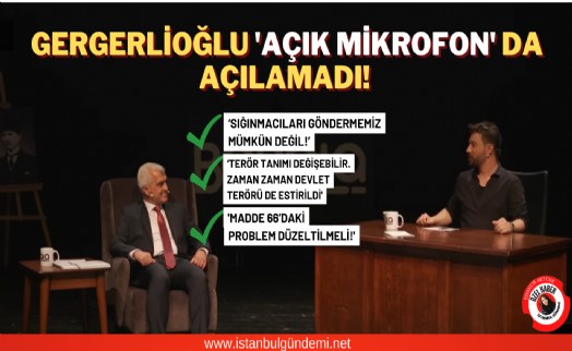 'Açık Mikrofon' konuklarından Gergerlioğlu'na sert sorular!