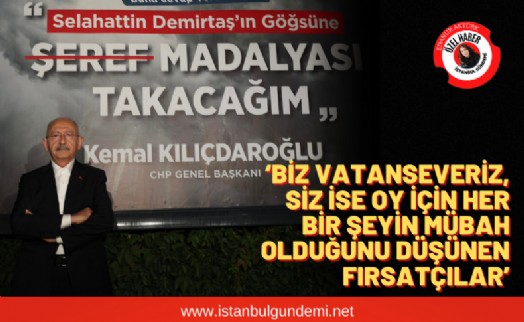 Kılıçdaroğlu’na pankart krizi!