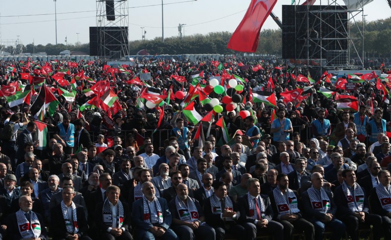 Saadet Partisi'nin düzenlediği mitingde ‘Filistin için özgürlük’ çığlığı yükseldi!