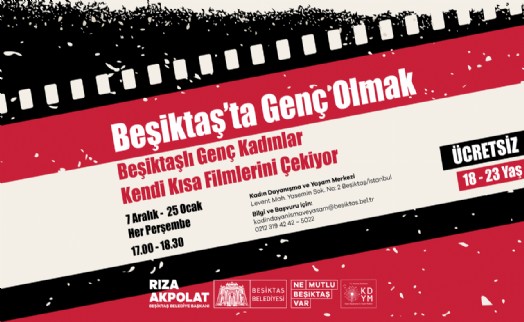 Beşiktaş Belediyesi’nden kısa film atölyesi etkinliği