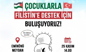 Saadet Partisi Kadın Kolları’ndan Filistinli çocuklara destek