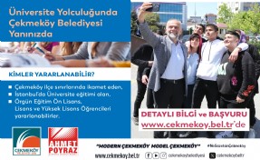 Çekmeköy Belediyesi’nden üniversite öğrencilerine İstanbulkart desteği