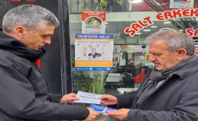Mahalle sakinlerinden Muhtar Adayı Mustafa Salt’a yoğun teveccüh!
