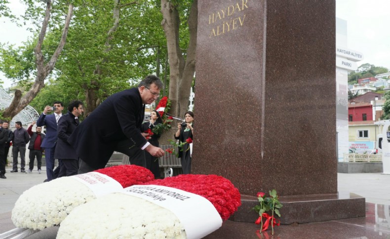 Azerbaycan’ın unutulmaz lideri Haydar Aliyev Sarıyer’de anıldı