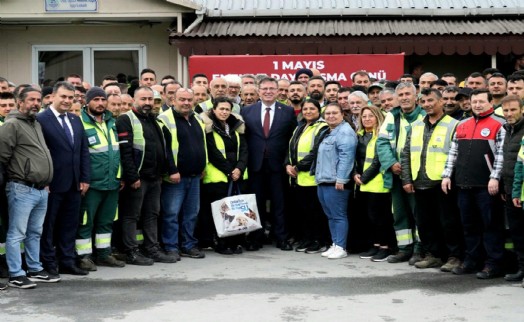 Başkan Oktay Aksu belediye emekçileriyle buluştu